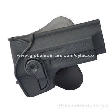 Tactical equipment, black polymer gun holster for taurus pt92, beretta 92